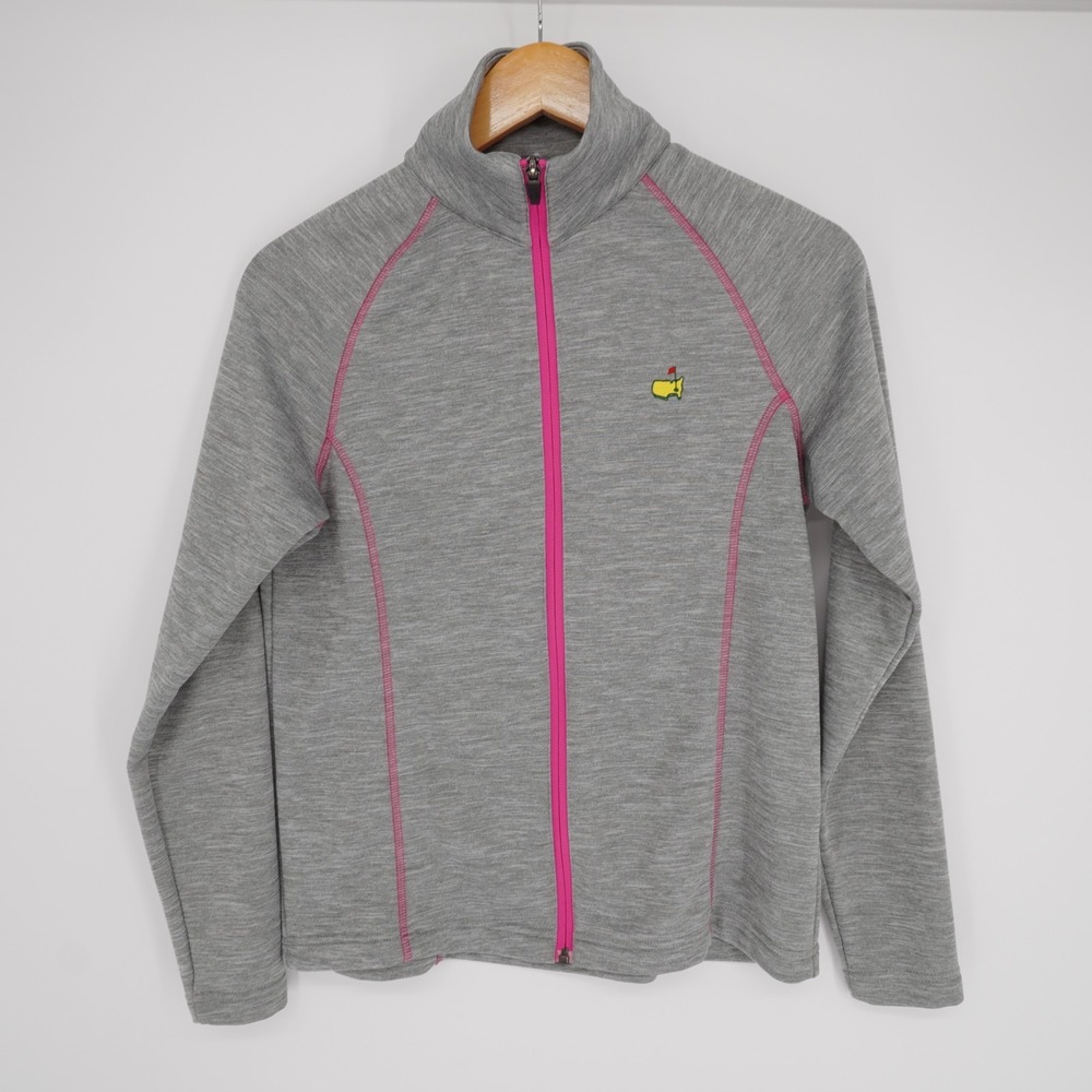 Magnolia Lane Masters Golf Full Zip Jacket Womens M Gray Athletic Outdoor Casual - Picture 10 of 11